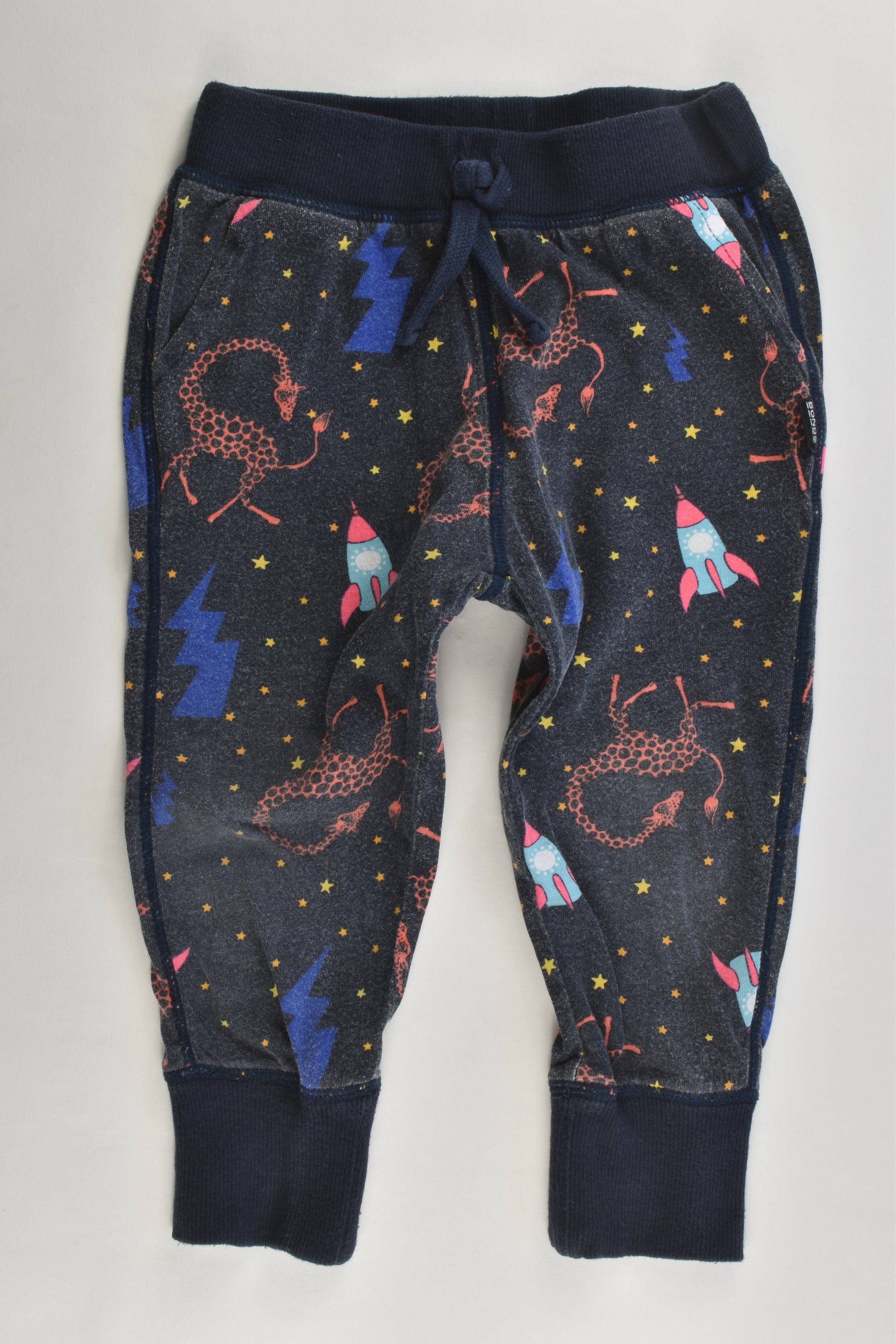 Bonds Size 2 (18-24 months) Giraffes in Space Pants