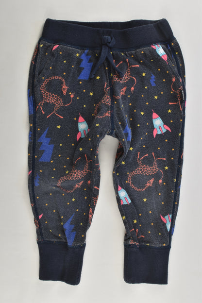 Bonds Size 2 (18-24 months) Giraffes in Space Pants