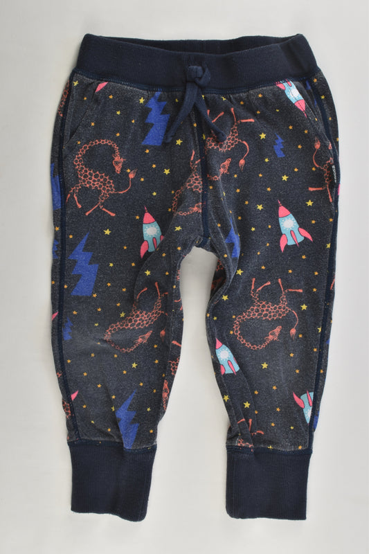 Bonds Size 2 (18-24 months) Giraffes in Space Pants
