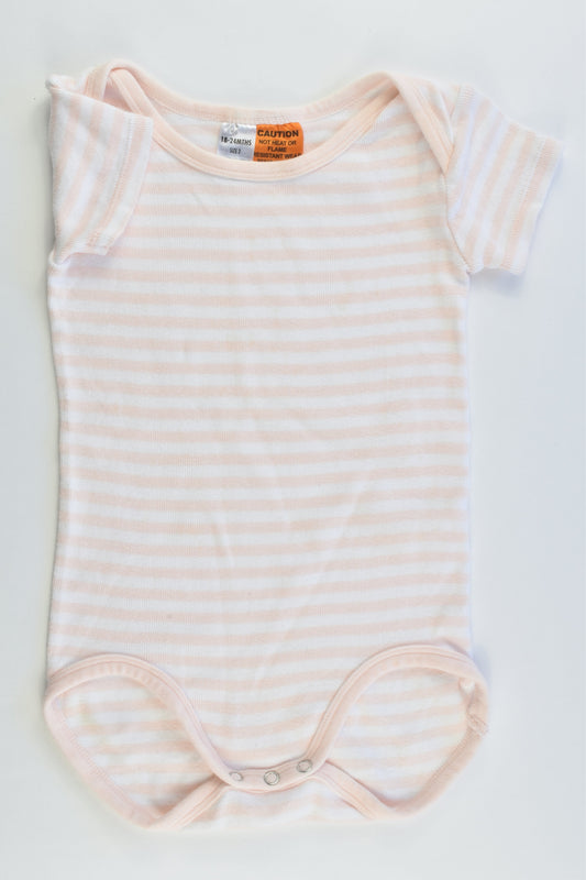 Bonds Size 2 (18-24 months) Ribbed Striped Bodysuit