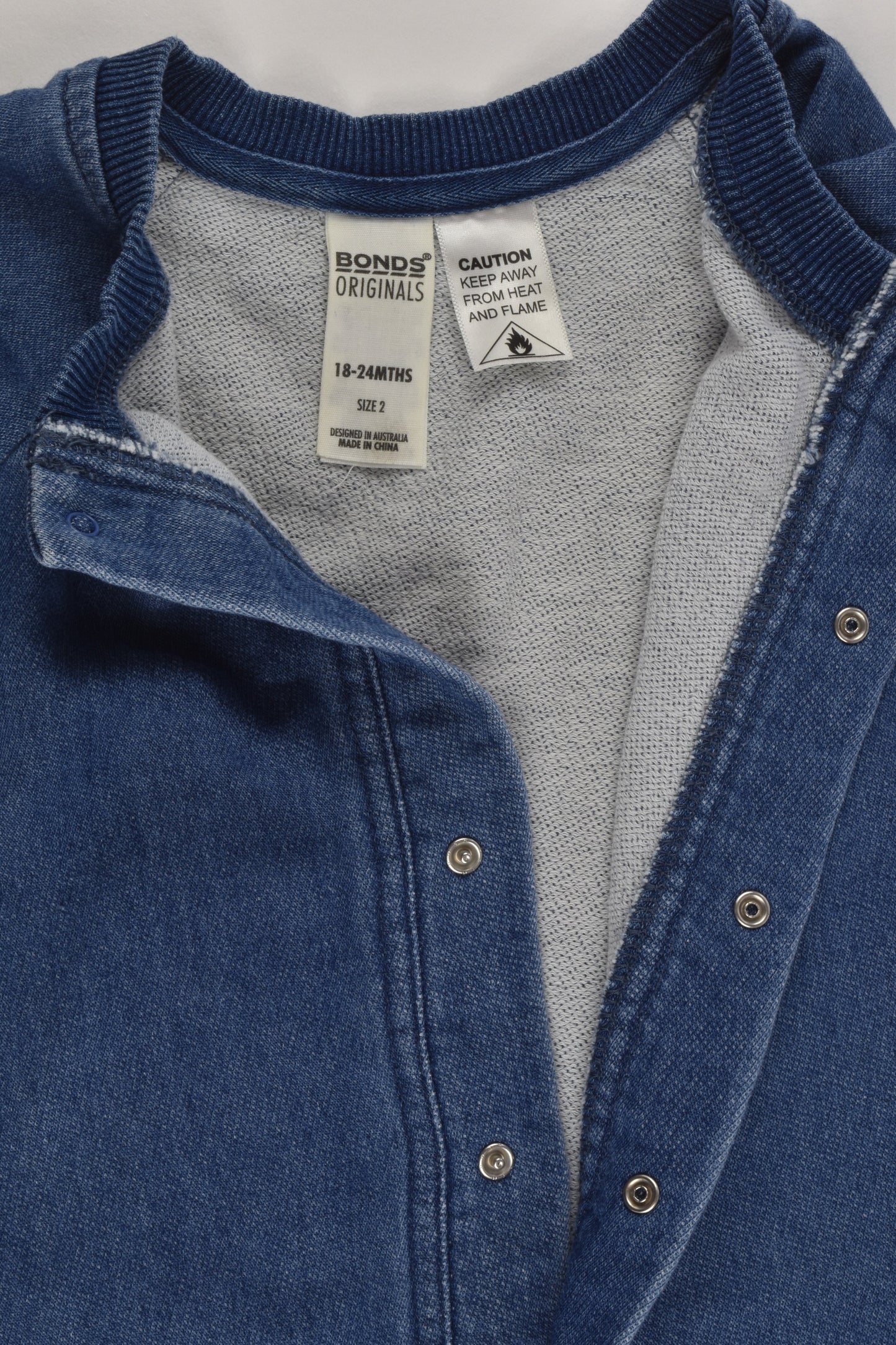 Bonds Size 2 Denim-like One Piece