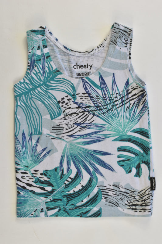Bonds Size 3-6 months (00) Leaves Chesty Tank Top