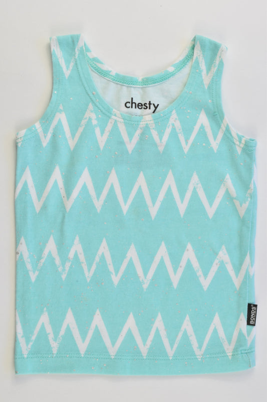 Bonds Size 3-6 months (00) Zigzag Chesty Tank Top