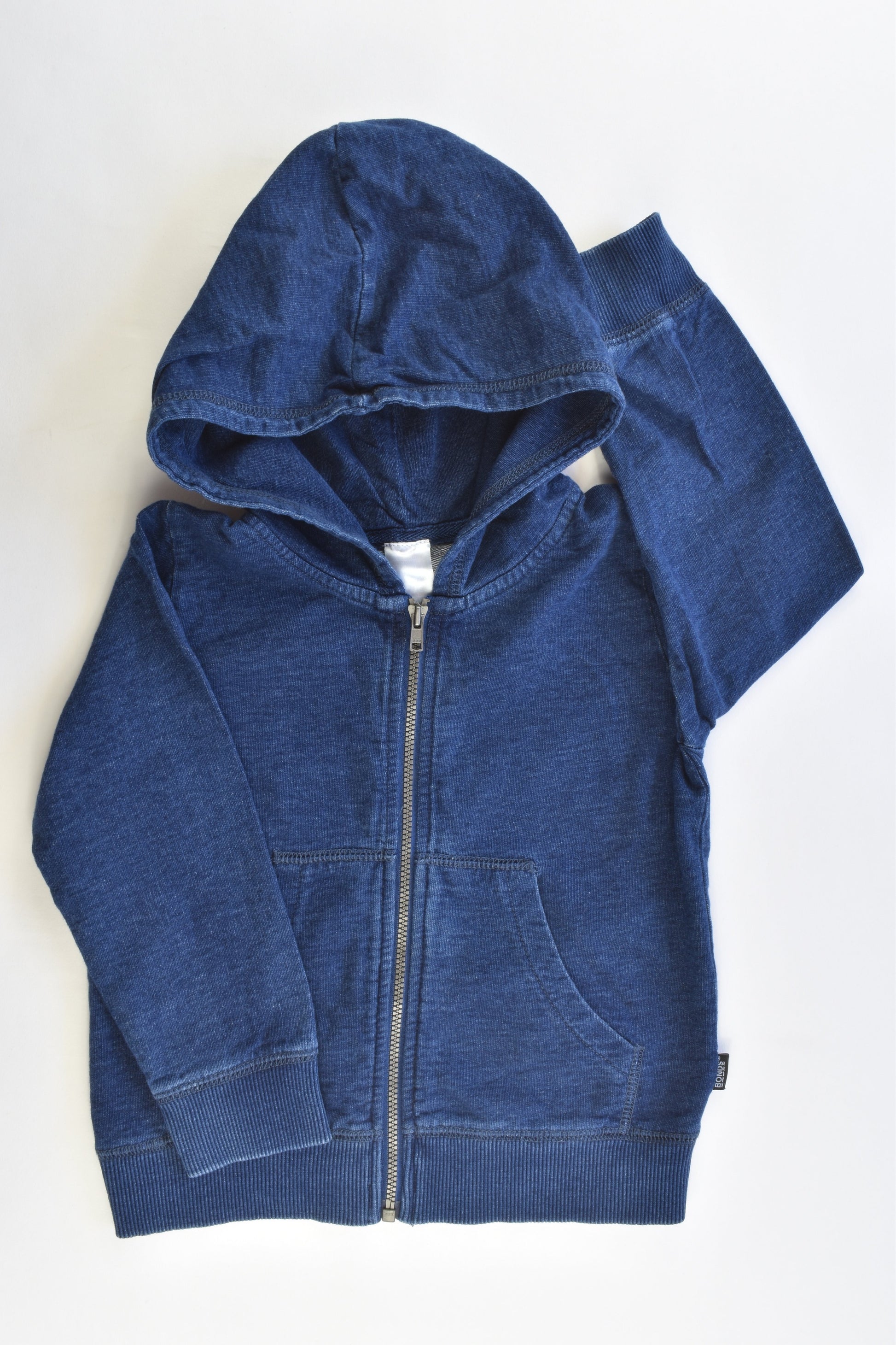 Bonds Size 3 Hooded Jumper with Zip
