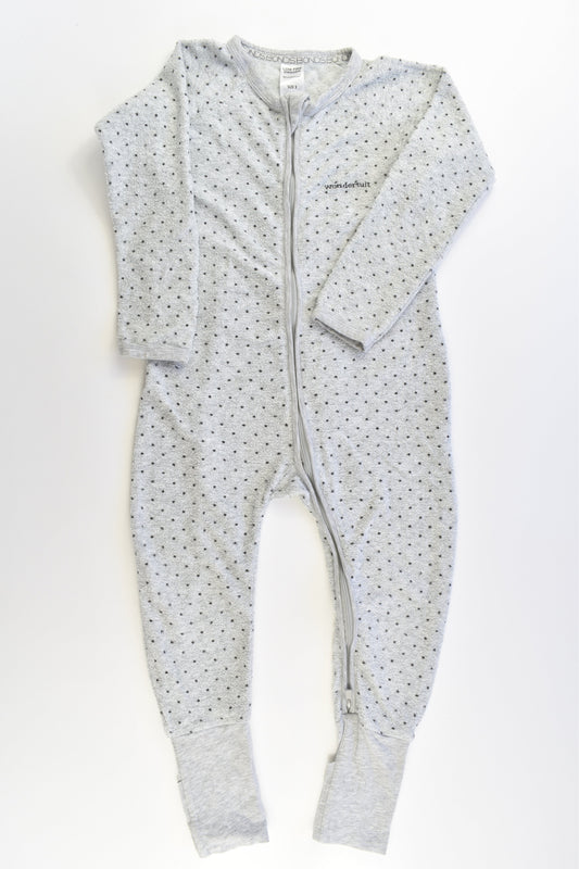 Bonds Size 3 Terry Wondersuit Grey