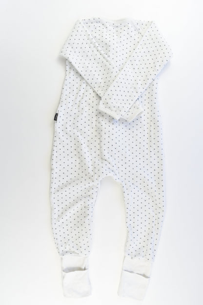 Bonds Size 3 Terry Wondersuit White