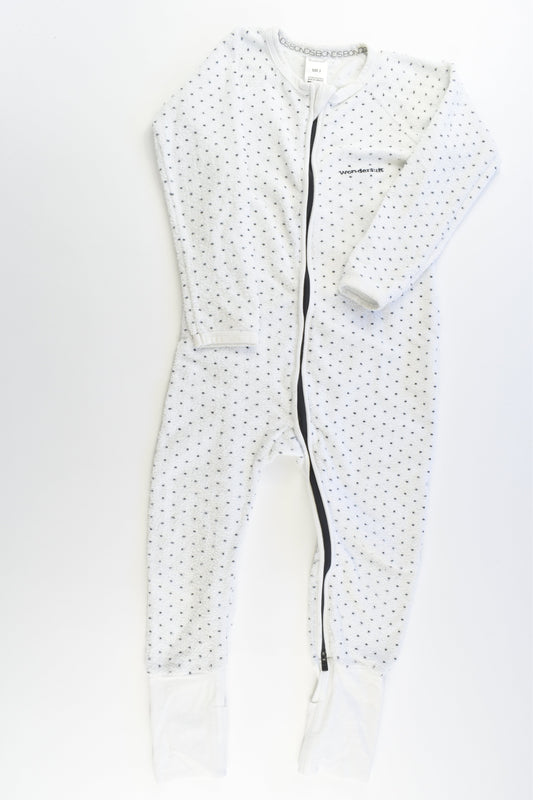 Bonds Size 3 Terry Wondersuit White