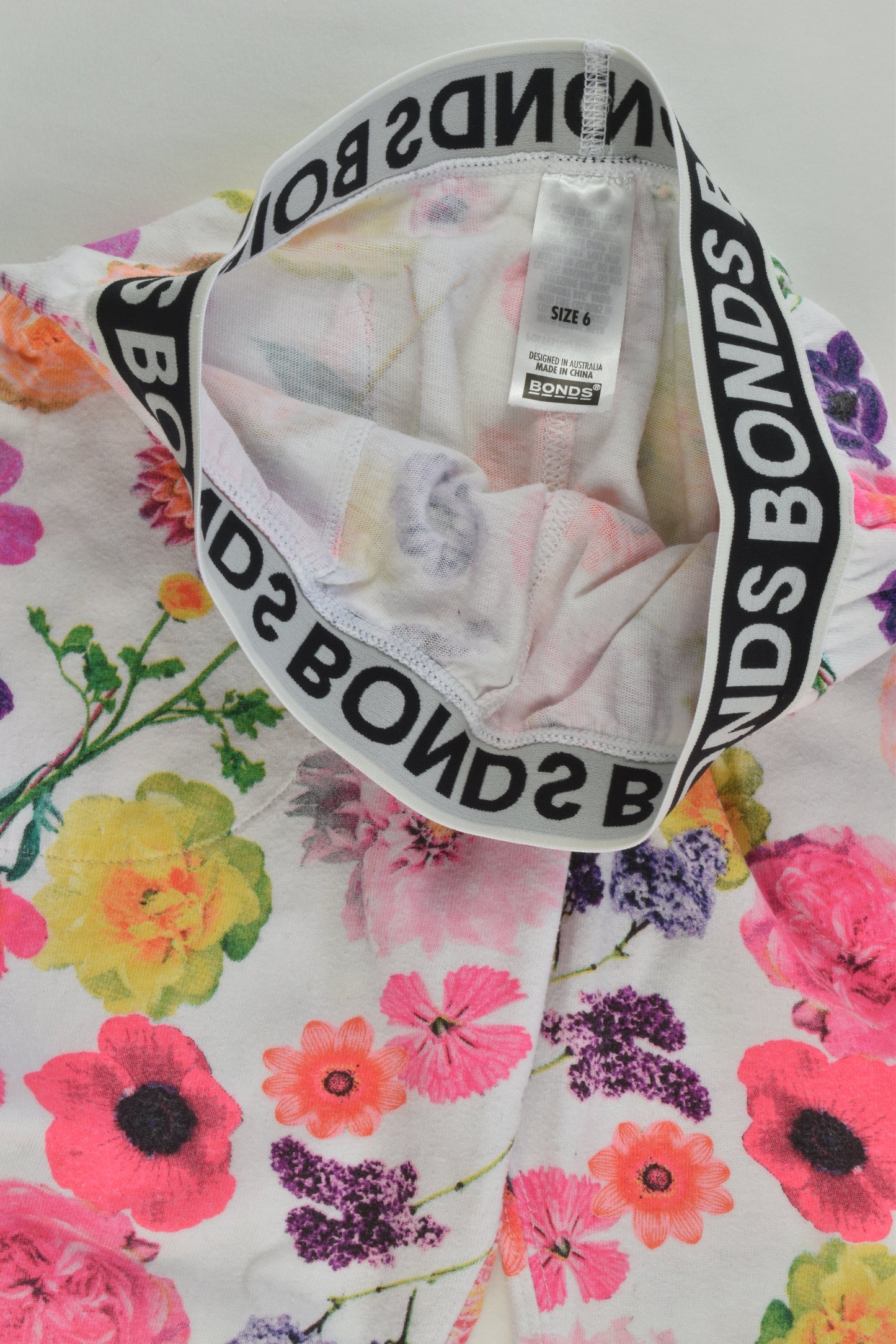 Bonds Size 6 Floral Pants