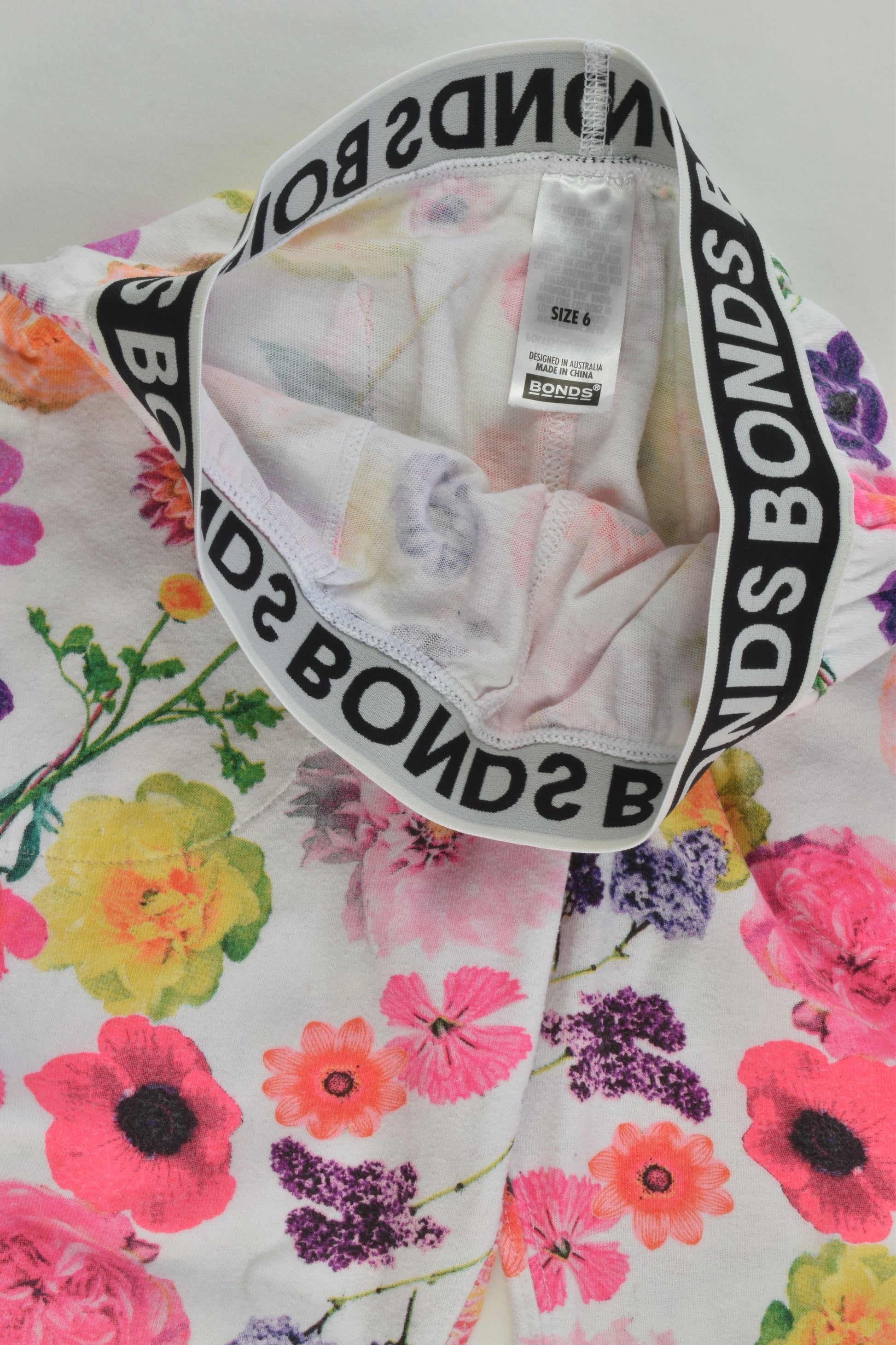 Bonds Size 6 Floral Pants