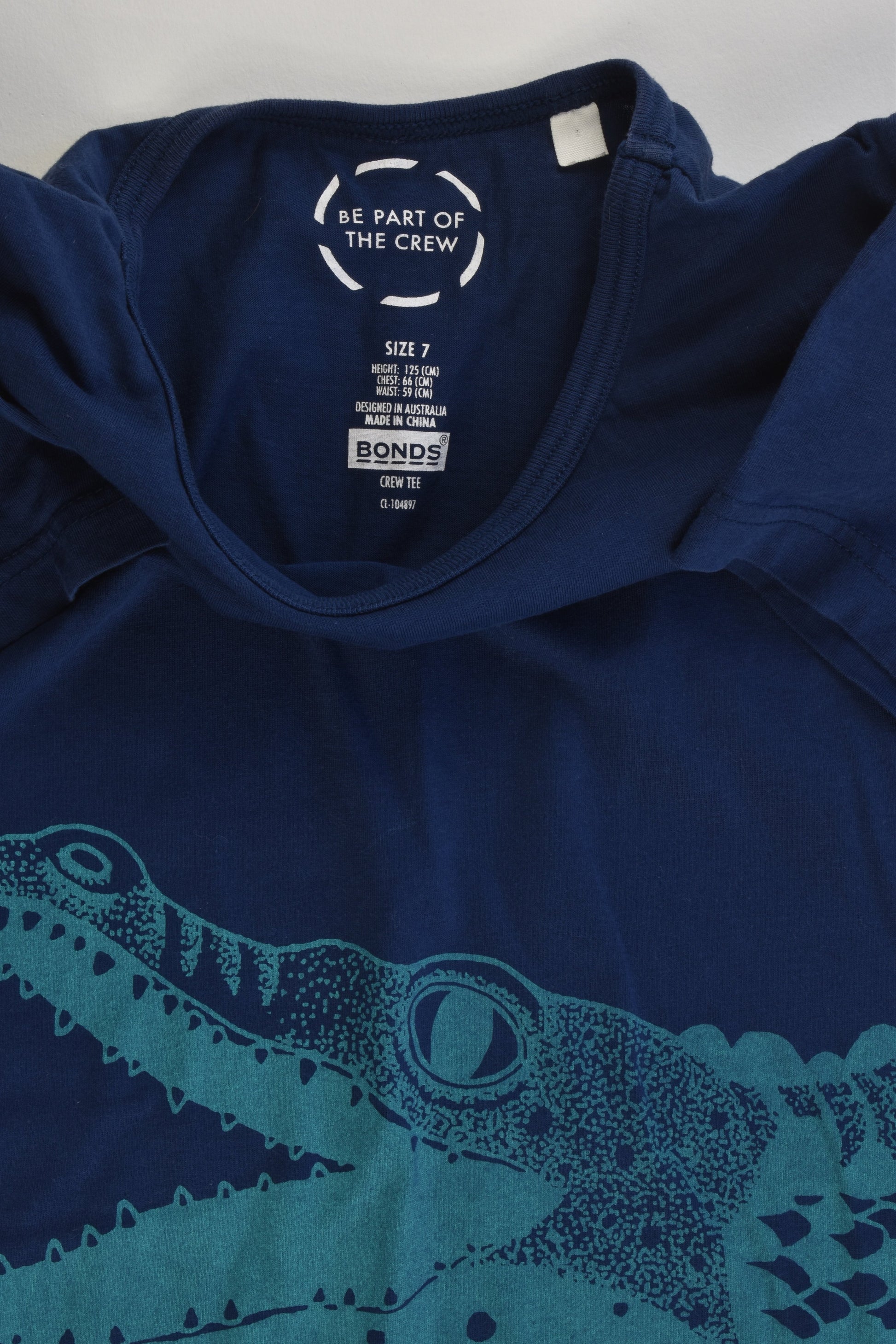 Bonds Size 7 Crocodile T-shirt