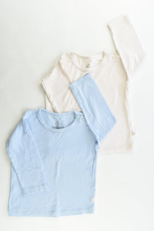 Boody (Australia) Size 12-18 months (1) Chalk and Sky Bamboo Tops