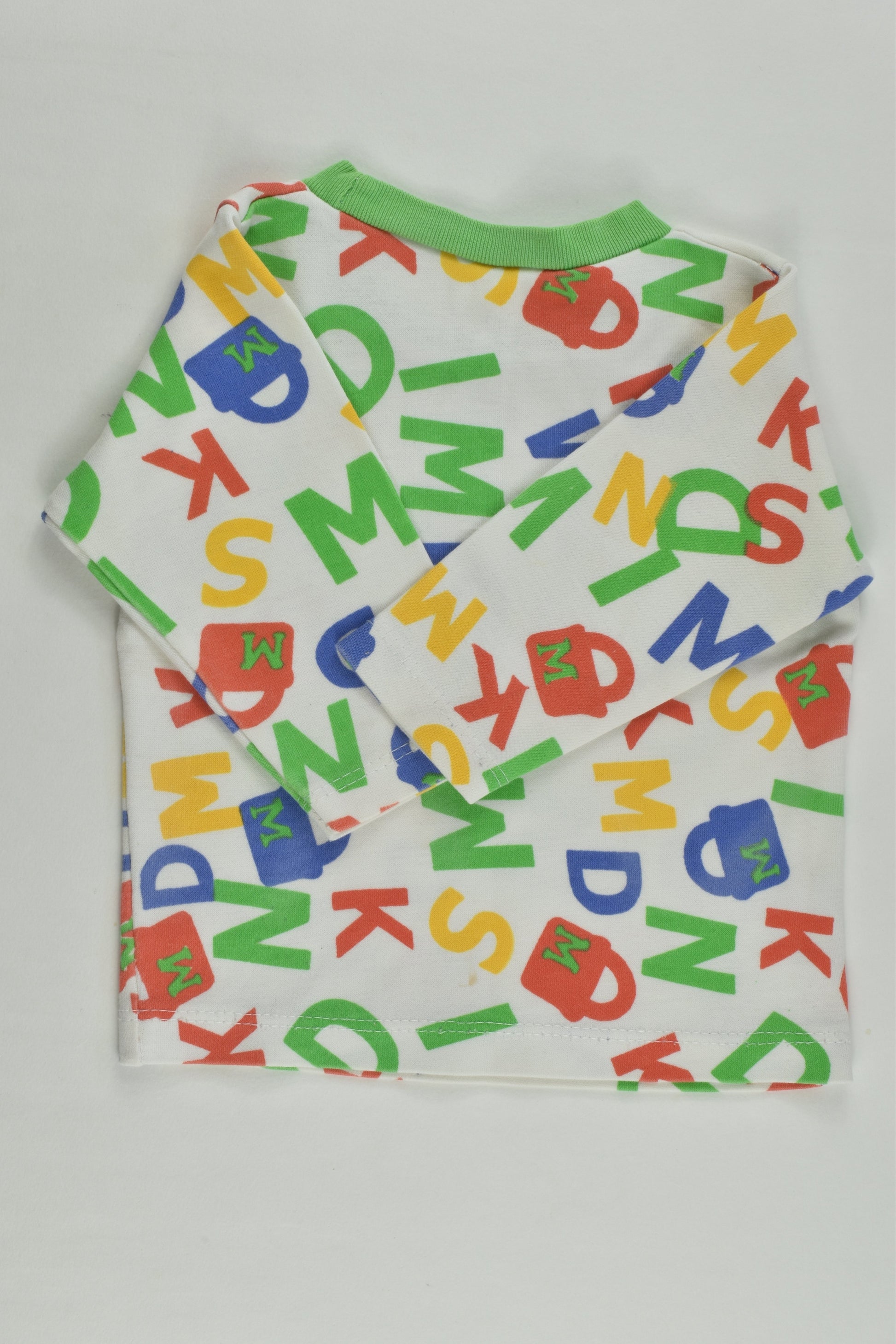 Boogie Woogie Size 0 Teddy and Alphabet Top