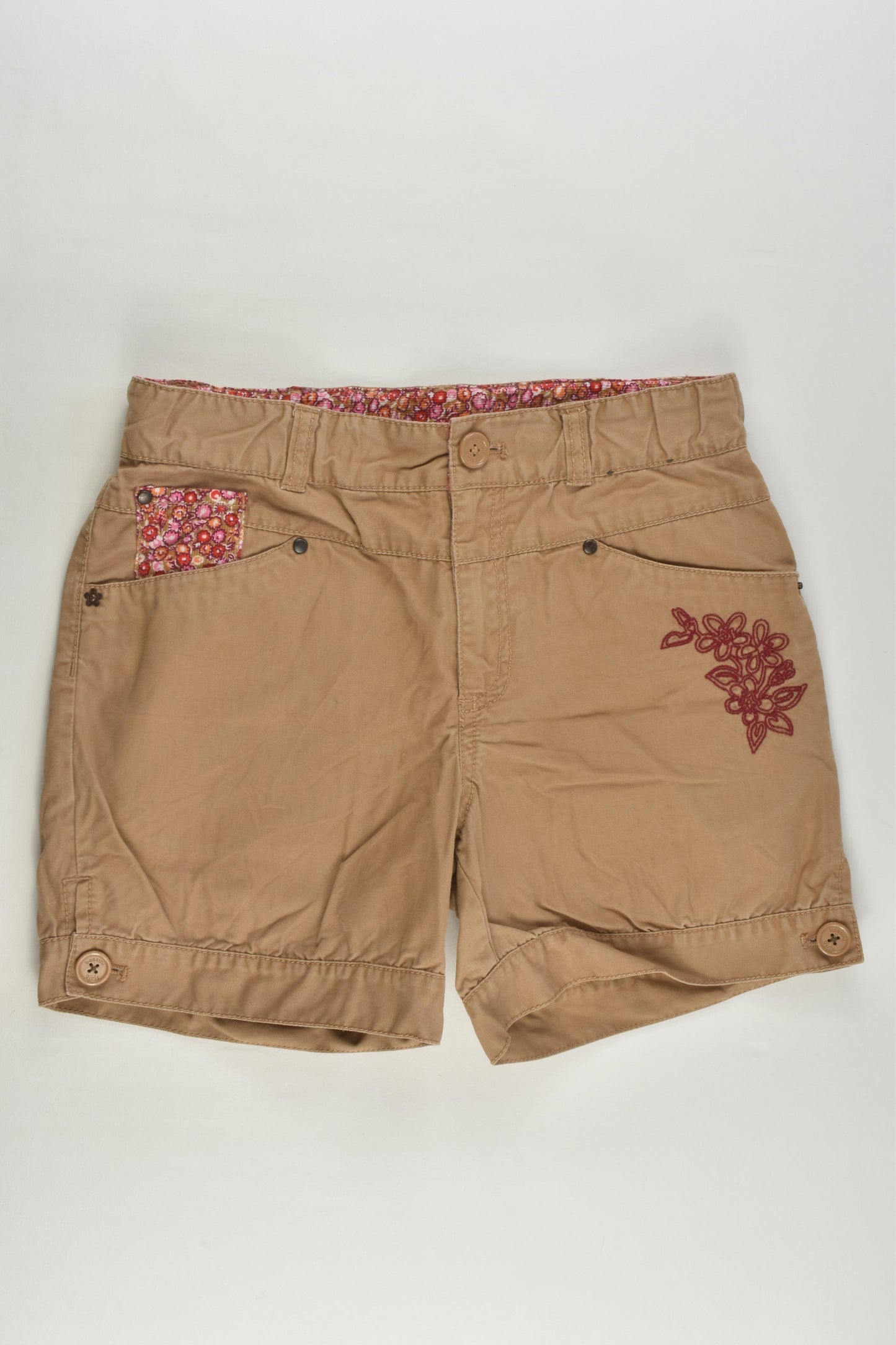 Bossini Size 10 (140 cm) Floral Details Shorts