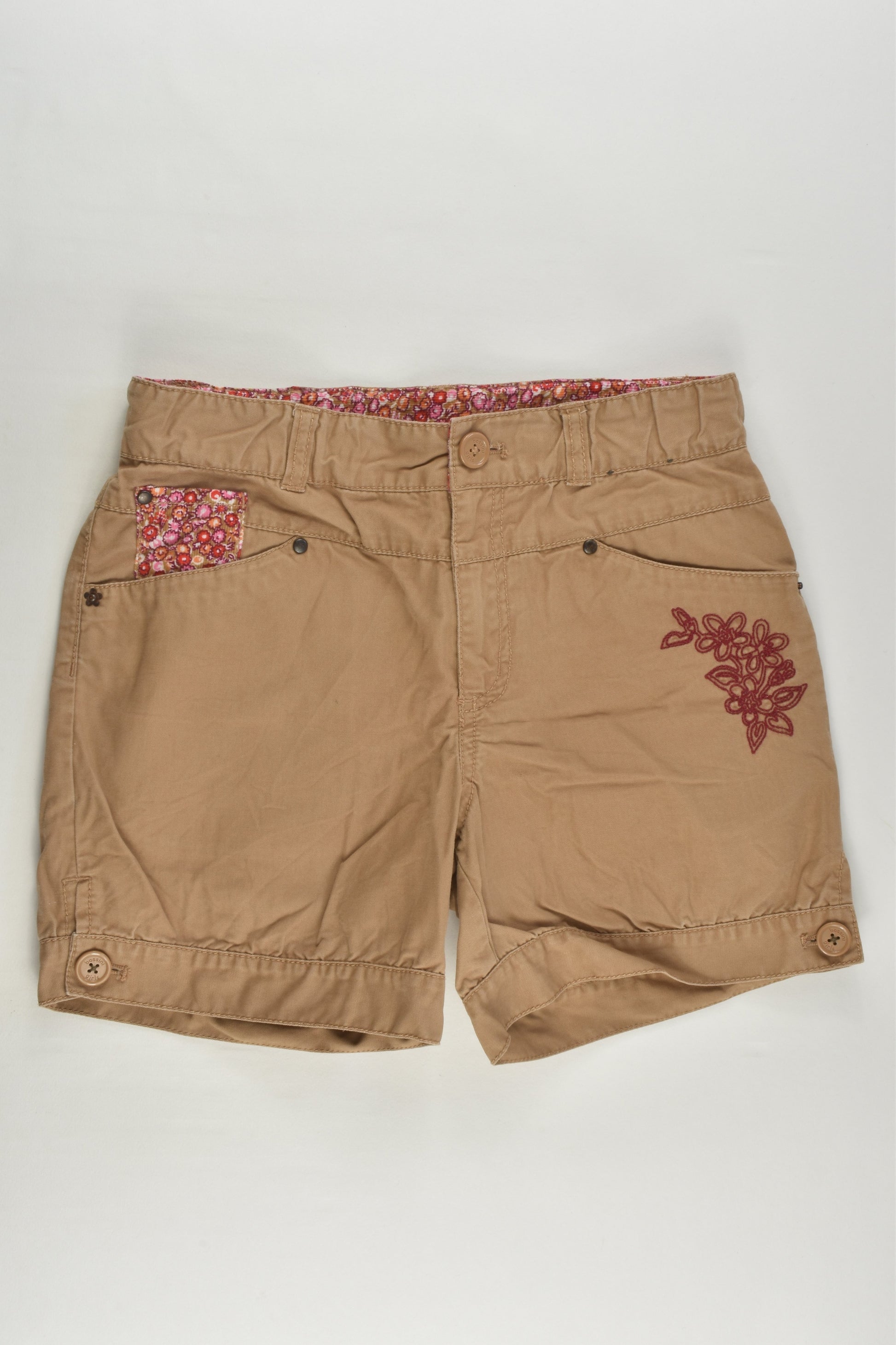 Bossini Size 10 (140 cm) Floral Details Shorts