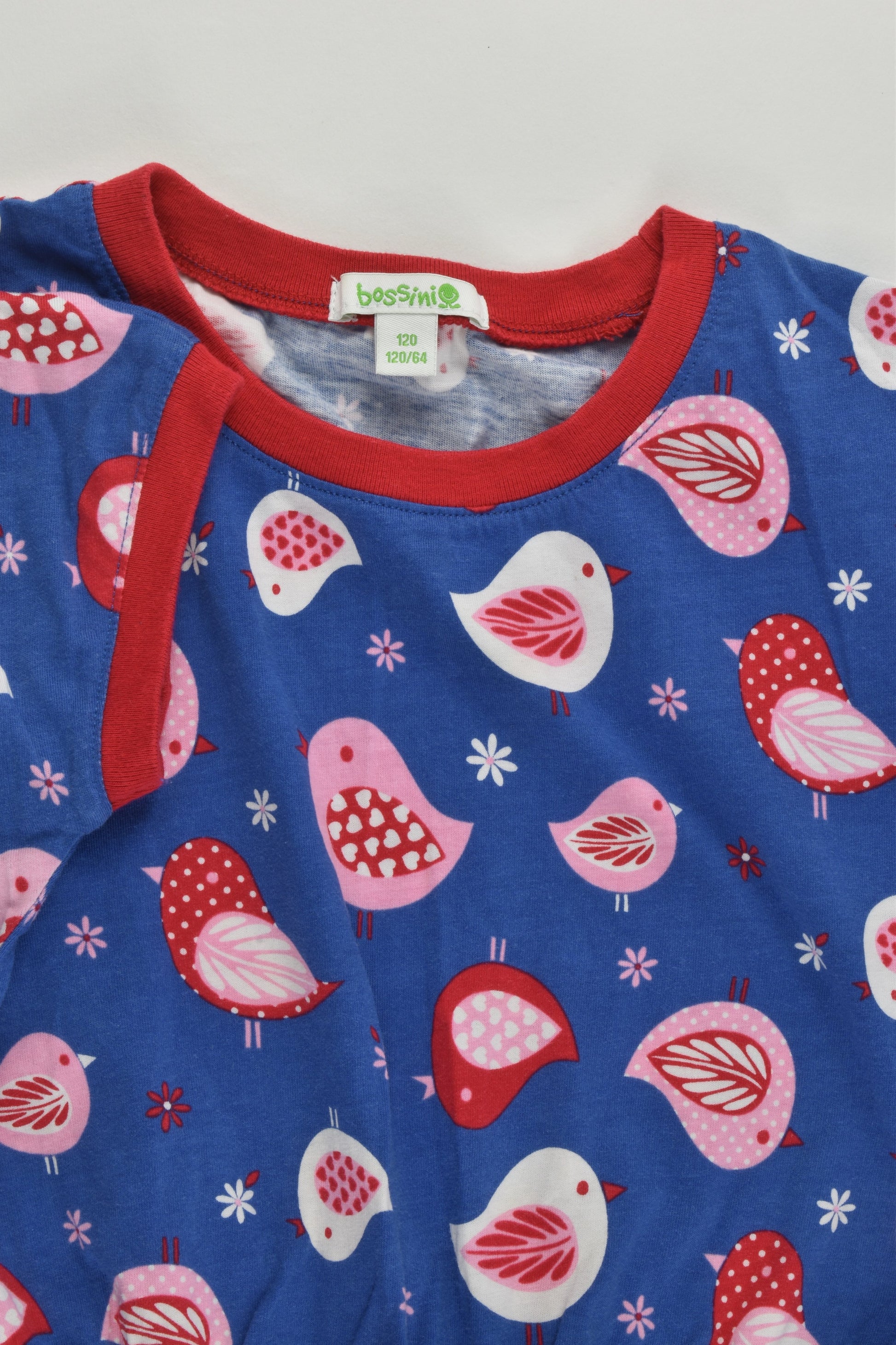 Bossini Size 6-7 (120 cm) Birds Dress