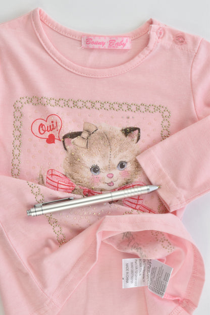 Bouny Baby (Italy) Size 1-2 (24 months) "How To Get The Perfect Look" Kitty Top