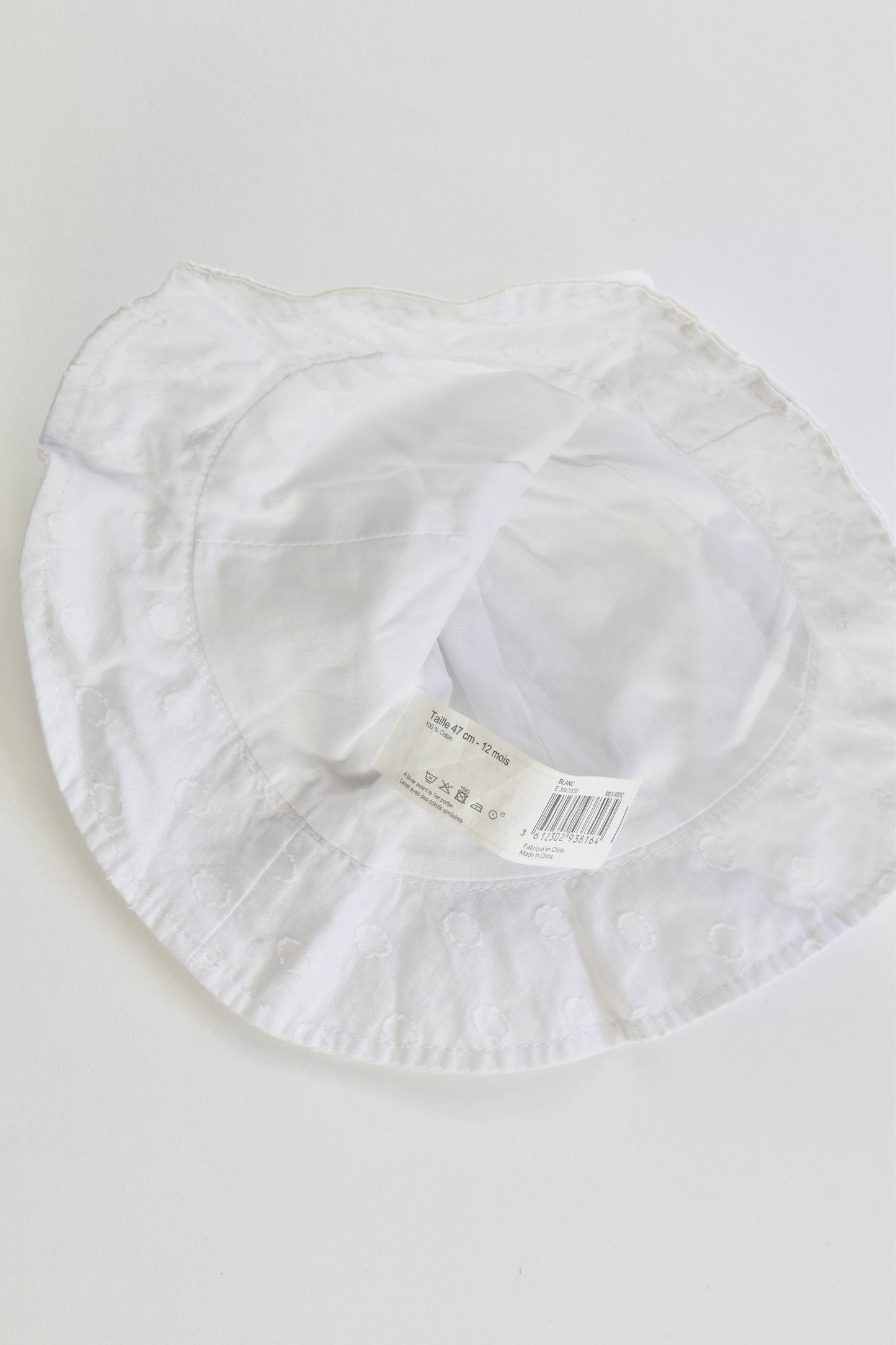 Bout'Chou (France) Size 0-1 (12 months) Lined Hat