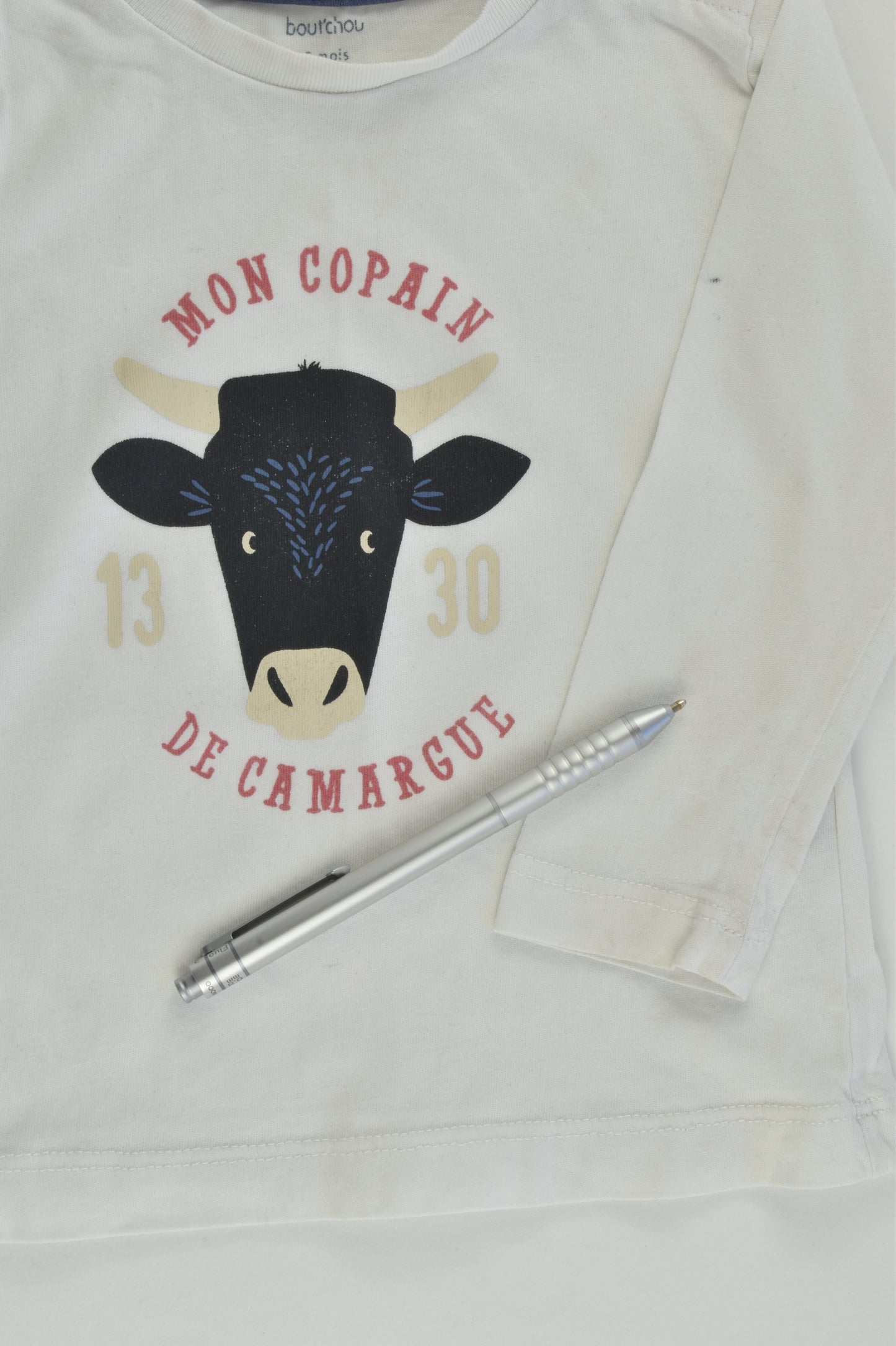 Bout'Chou (France) Size 0 (9 months, 71 cm) 'Mon Copain De Campargue' Top