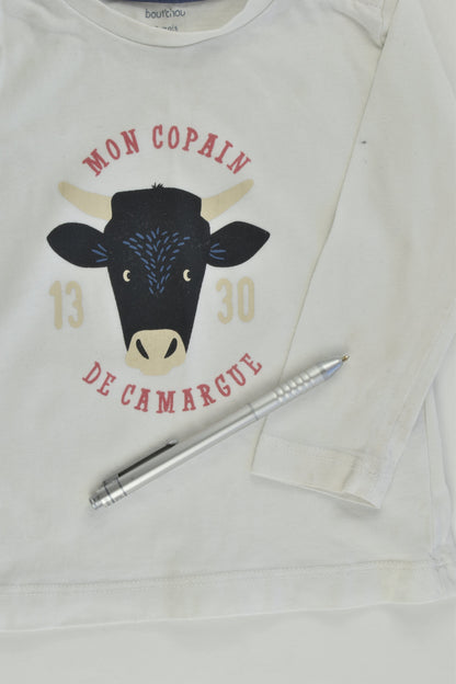 Bout'Chou (France) Size 0 (9 months, 71 cm) 'Mon Copain De Campargue' Top