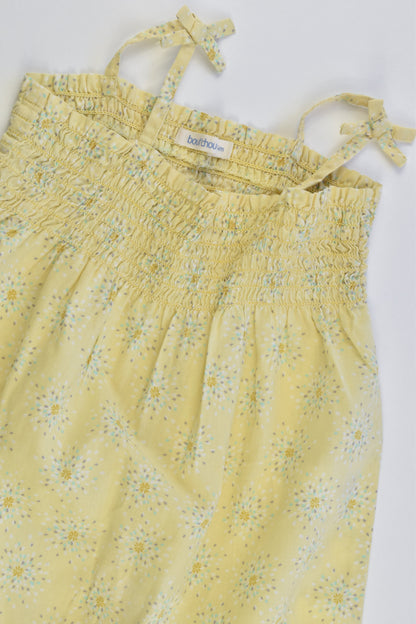Bout'Chou (France) Size 00 (6 months, 67 cm) Flowers Playsuit
