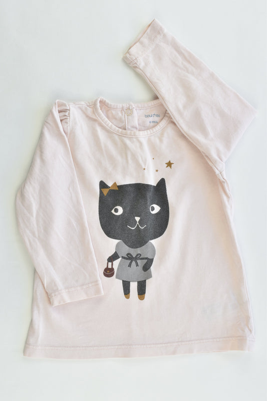 Bout'Chou (France) Size 00 (6 months) Cat Top