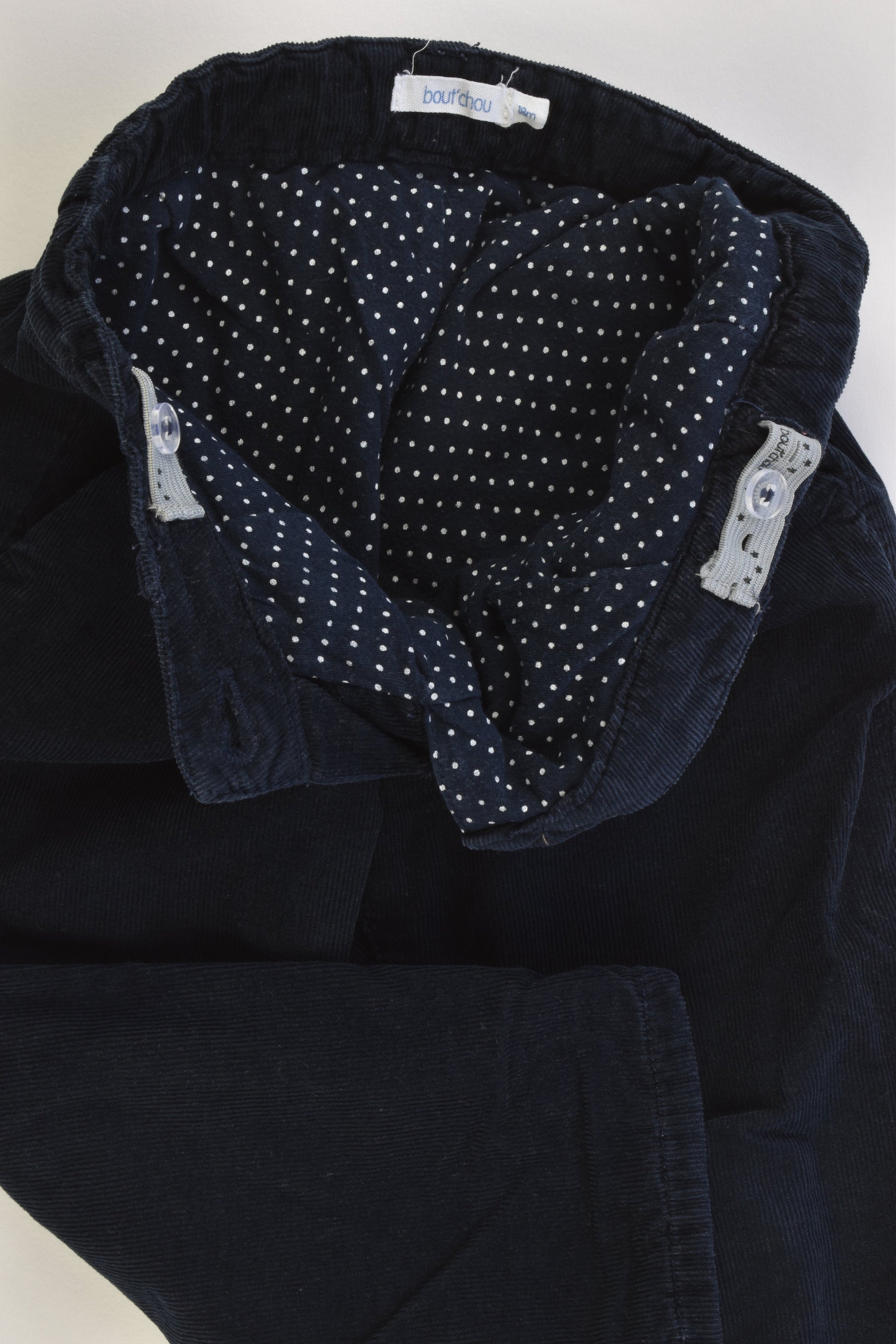 Bout'Chou (France Size 1 (18 months, 81 cm) Lined Soft Cord Pants