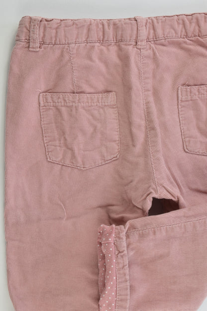 Bout'Chou (France) Size 1 (18 months, 81 cm) Lined Soft Cord Pants