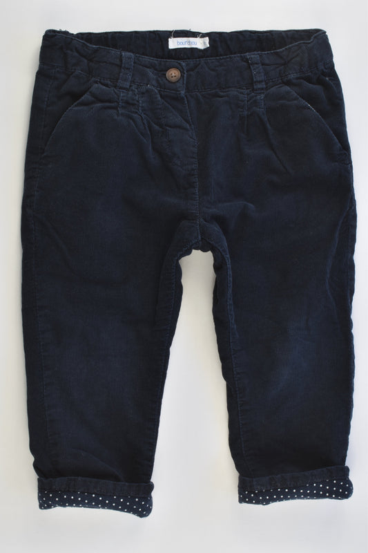 Bout'Chou (France Size 1 (18 months, 81 cm) Lined Soft Cord Pants