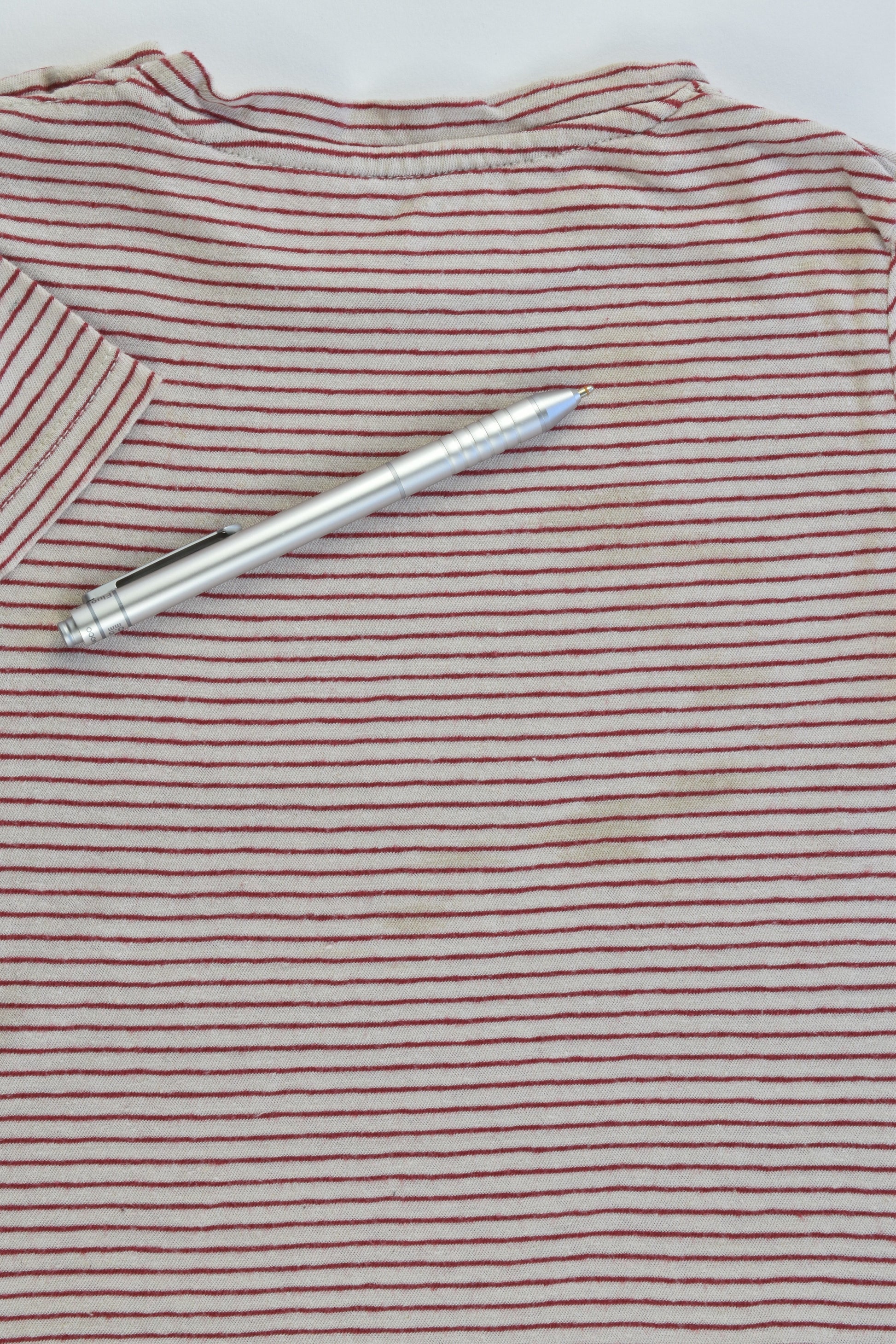Bout'Chou (France) Size 1 (18 months) Cotton/Linen Nautical Striped T-shirt