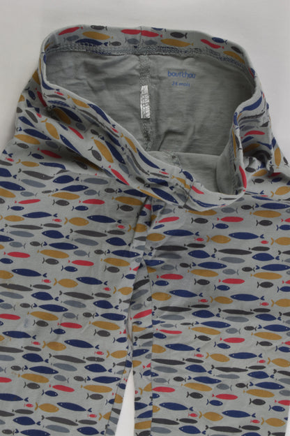 Bout'Chou (France) Size 1-2 (24 months, 86 cm) Fish Leggings