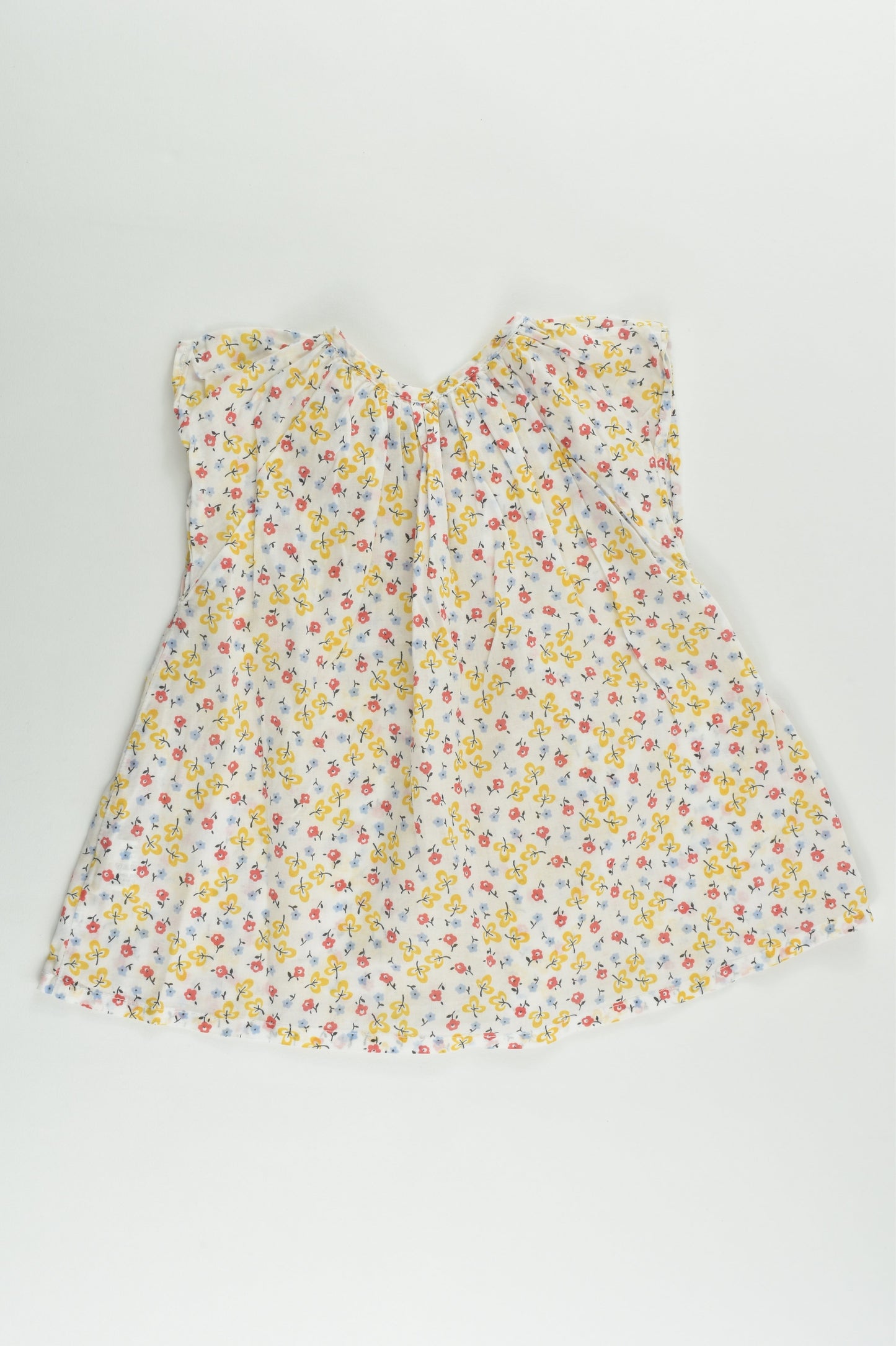 Bout'Chou (France) Size 1-2 (24 months, 86 cm) Floral Blouse