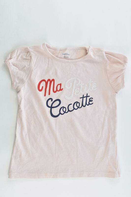 Bout'chou (France) Size 24 months (86 cm) "Ma Petite Cocotte" T-shirt