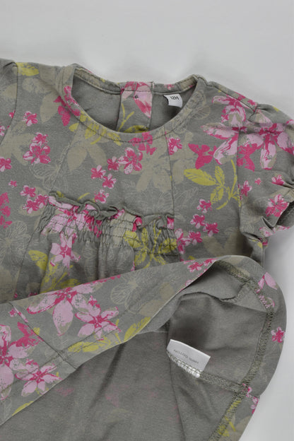 Brand Unknown (France) Size 0-1 (12 months) Floral Blouse/Tunic