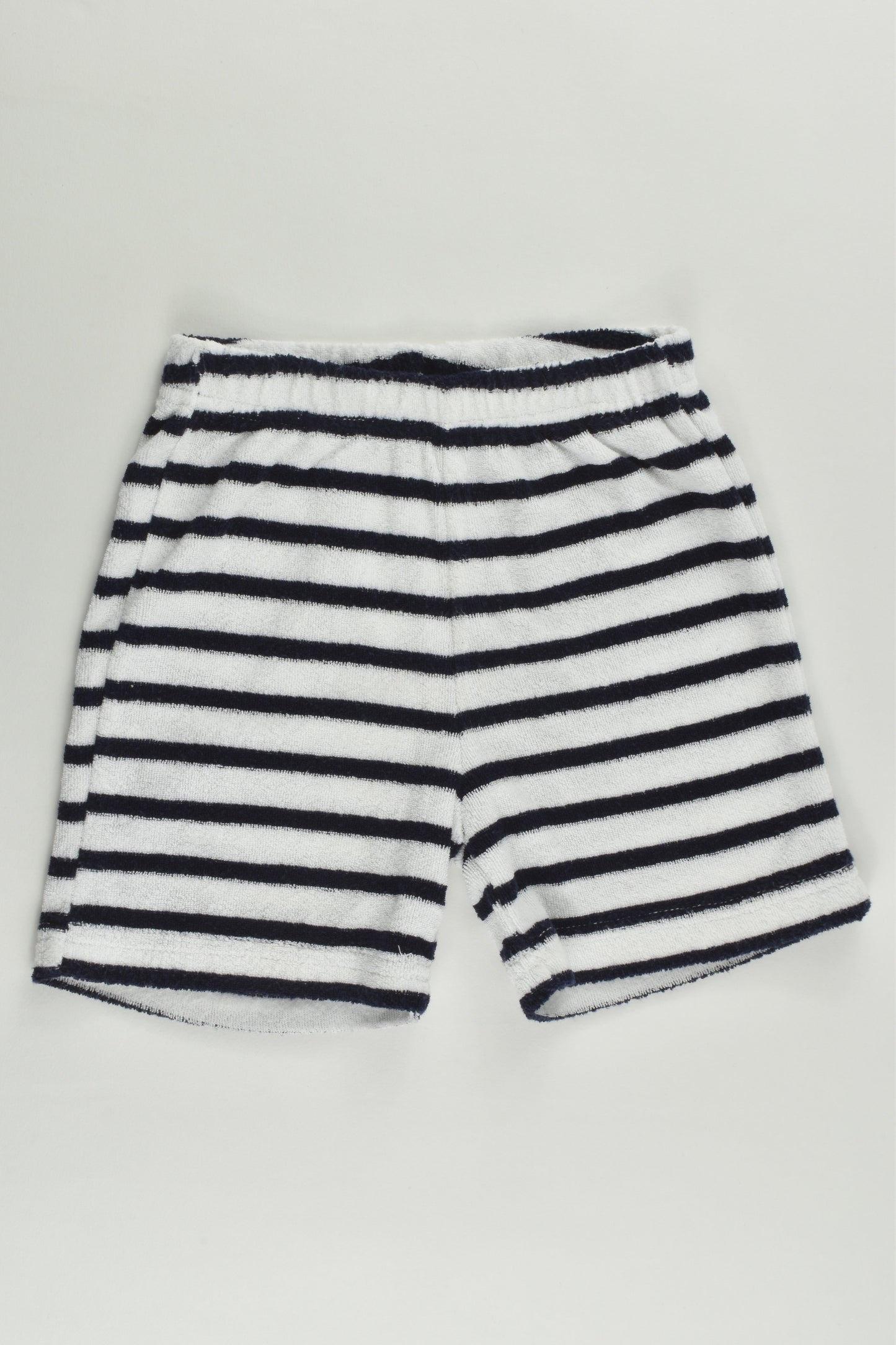 Brand Unknown (France) Size 0 (12 months, 74 cm) Striped Terry Shorts