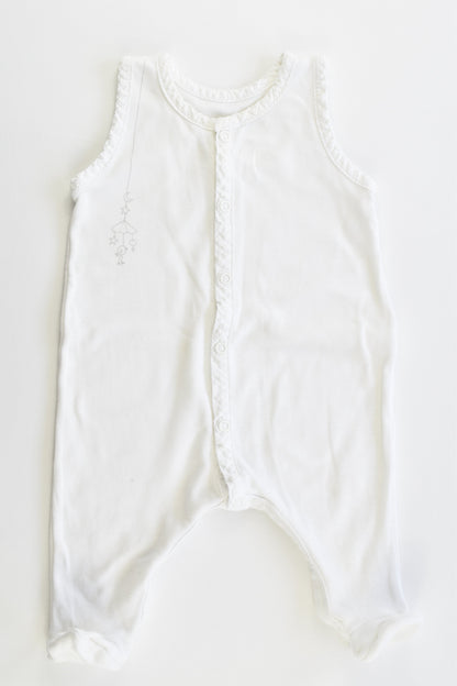 Brand Unknown (France) Size 0000-000 (1 months, 54 cm) Footed Overalls