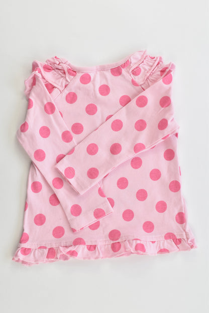 Brand Unknown Size 0 'Dotty About My Daddy' Top