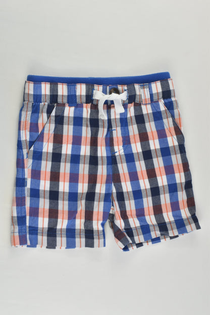 Brand Unknown Size 00 (3-6 months, 68 cm) Checked Lightweight Shorts
