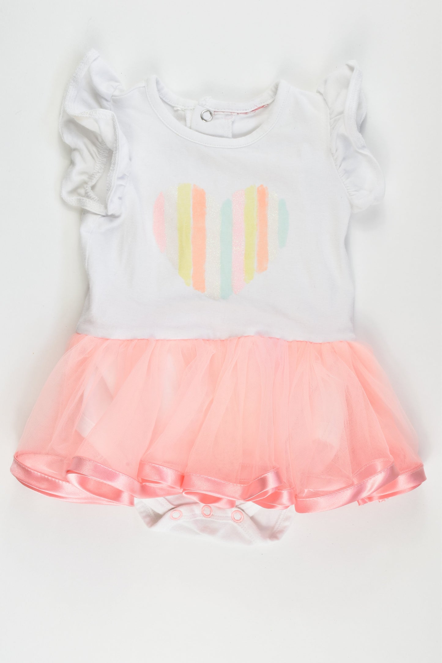 Brand Unknown Size 00 Bodysuit with Tulle