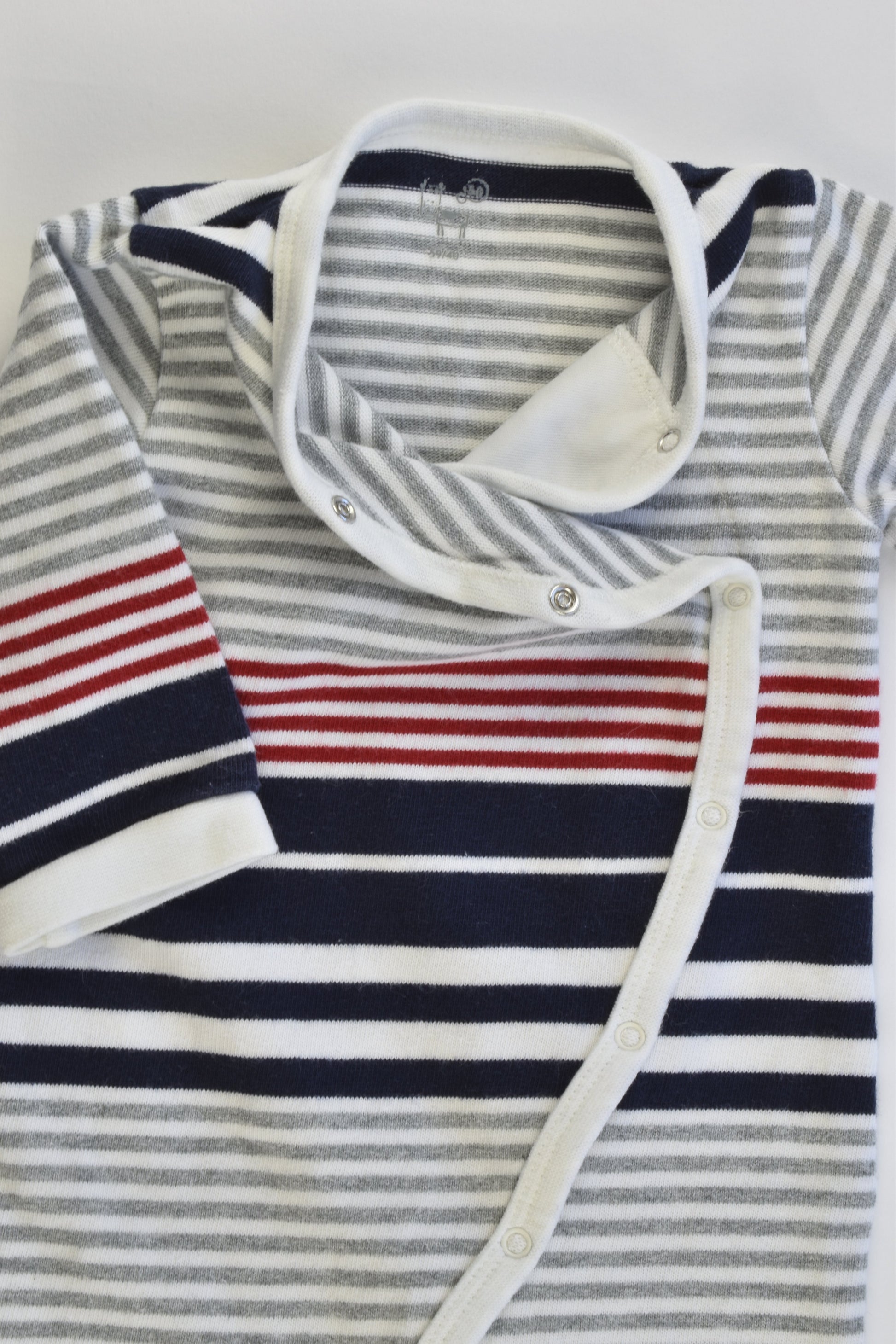 Brand Unknown Size 000 Striped Romper