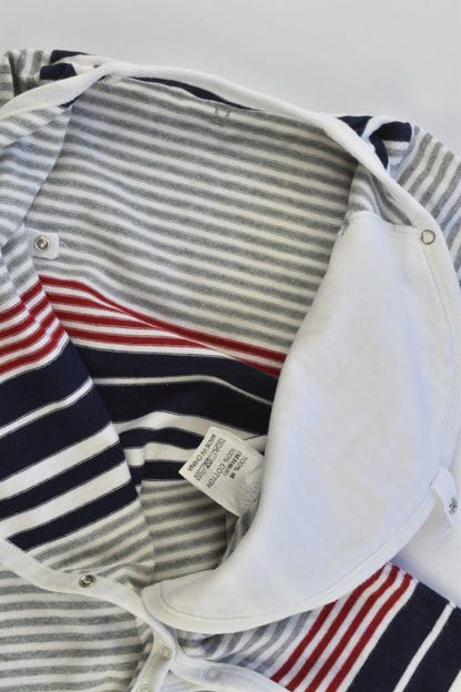 Brand Unknown Size 000 Striped Romper
