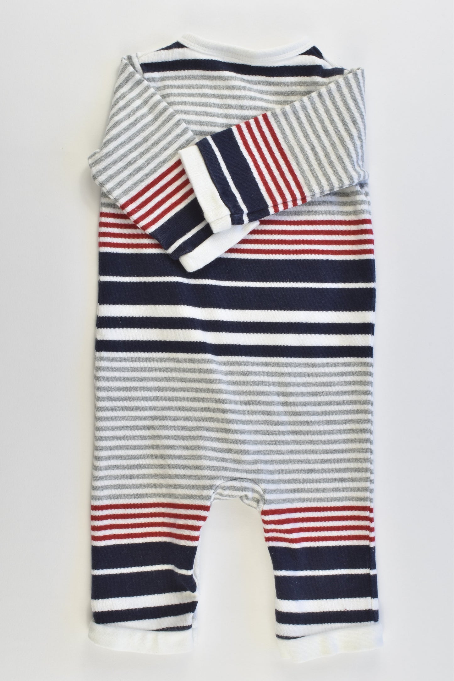 Brand Unknown Size 000 Striped Romper