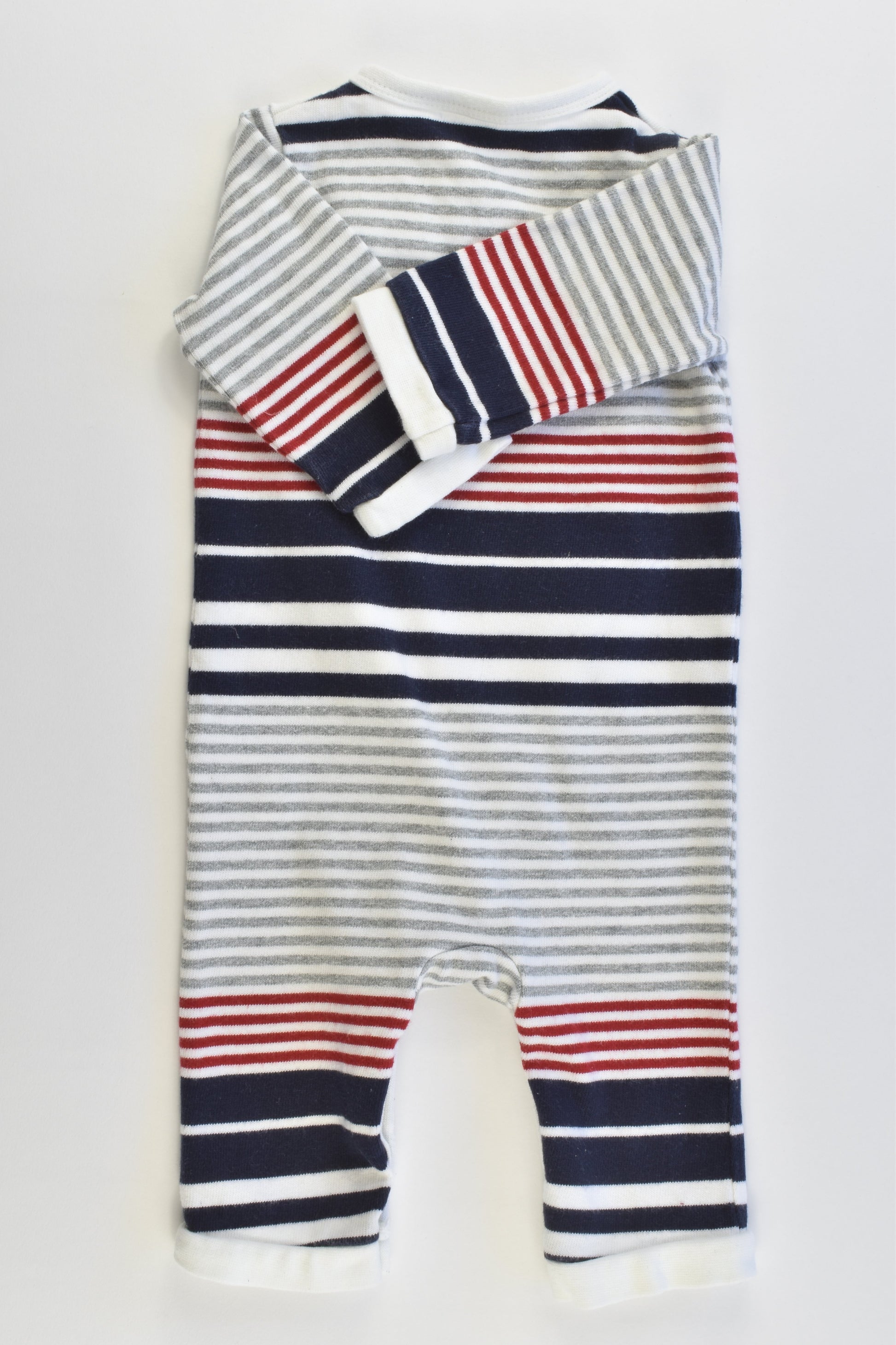 Brand Unknown Size 000 Striped Romper