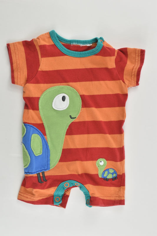 Brand Unknown Size 0000 (newborn) Tortoises Short Romper