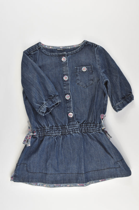 Brand Unknown Size 1-2 Denim Dress