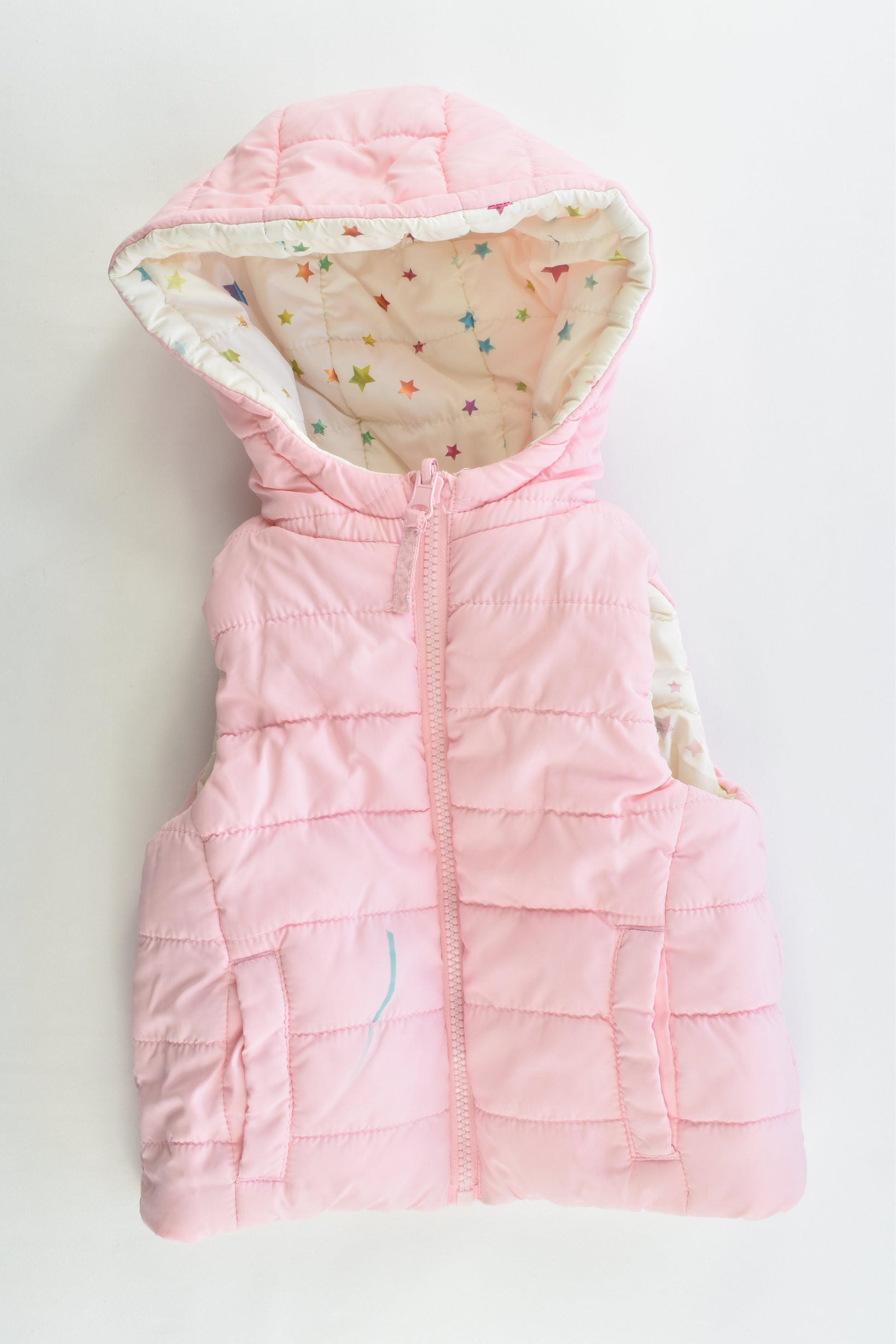 Brand Unknown Size 1-2 Reversible Puffer Vest