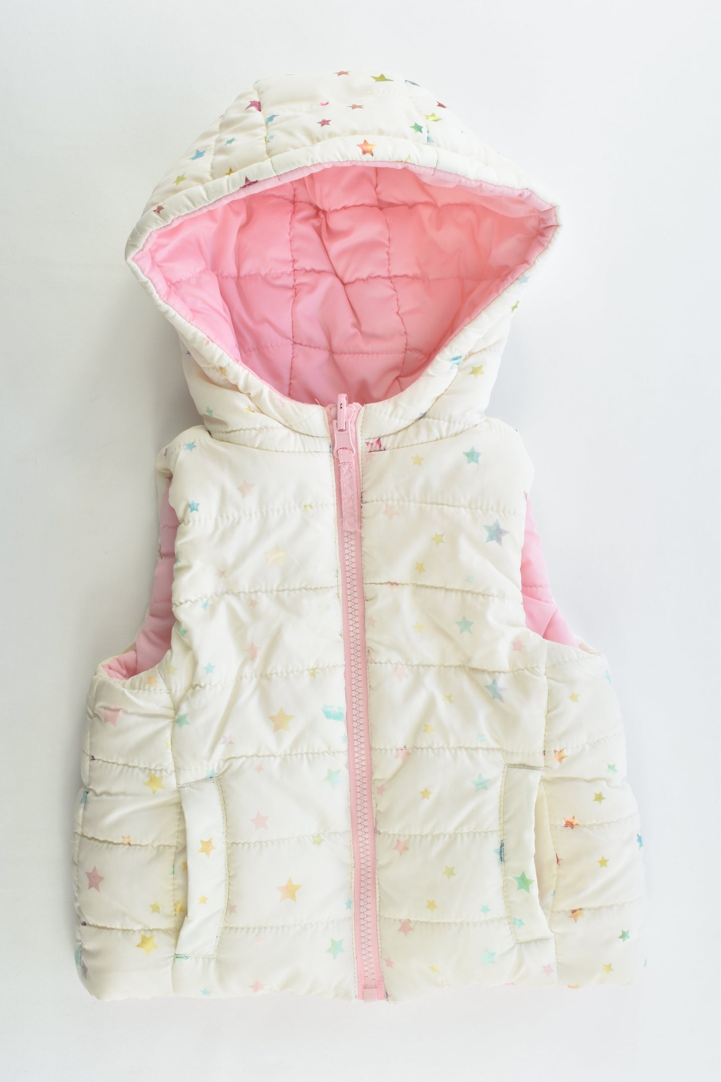 Brand Unknown Size 1-2 Reversible Puffer Vest