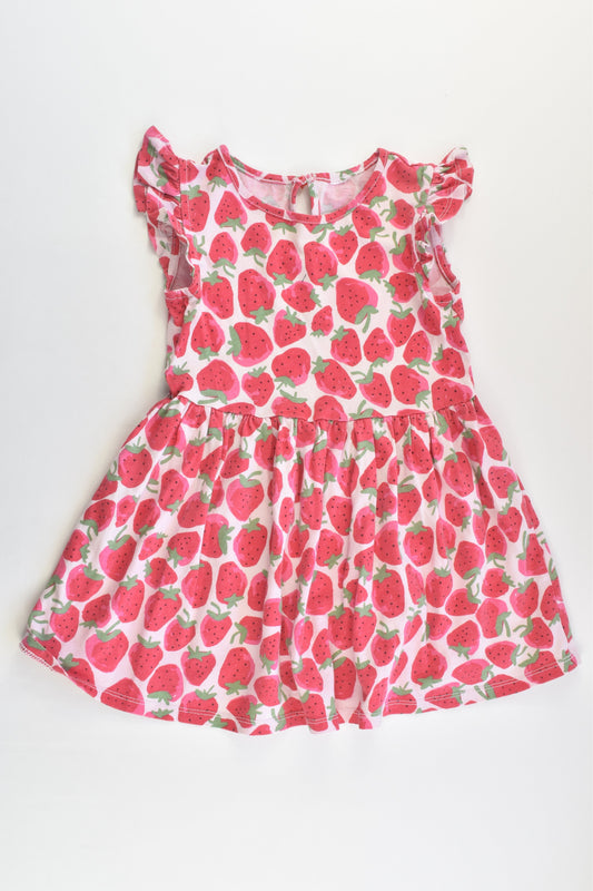Brand Unknown Size 1-2 Strawberry Dress