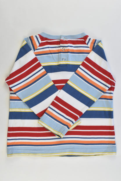 Brand Unknown Size 1-2 Striped Top