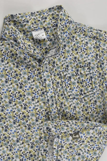 Brand Unknown Size 1 (86 cm) Floral Collared Shirt