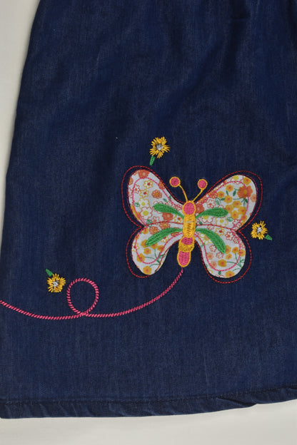 Brand Unknown Size 1 Lightweight Butterfly Denim Dress